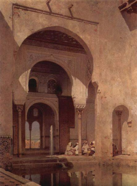 Adolf Seel Alhambra China oil painting art